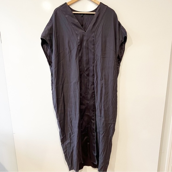 NWT Universal Standard Slate Pocket Crosby Caftan Midi Dress - Picture 2 of 15